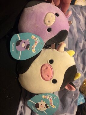 Squishmallow cow set